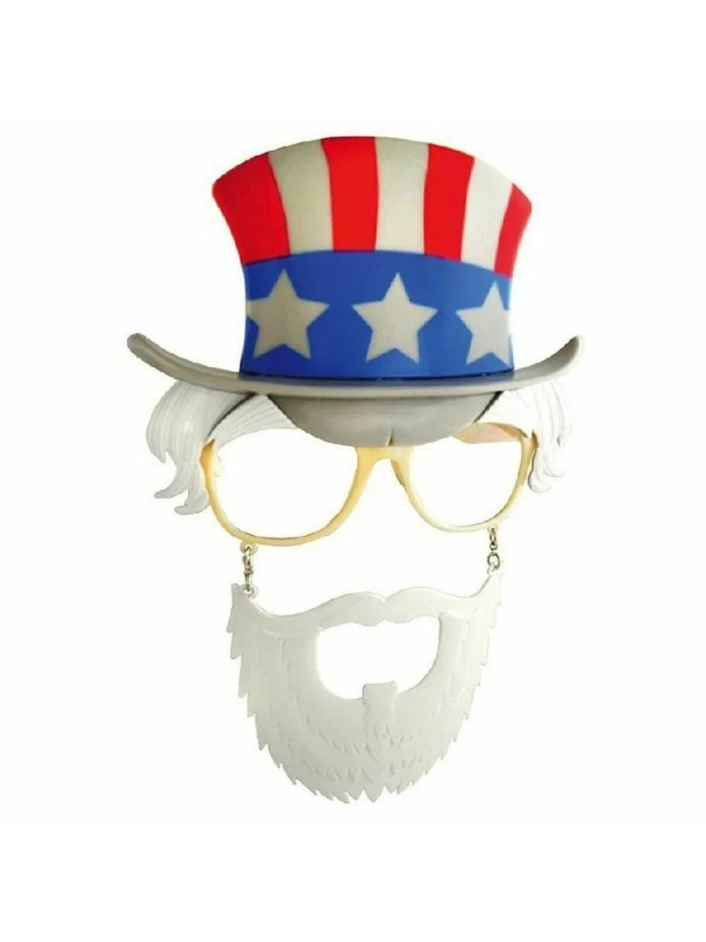 Sunstache Uncle Sam Moustache Sunglasses Sun Stache Shades Costume July 4th